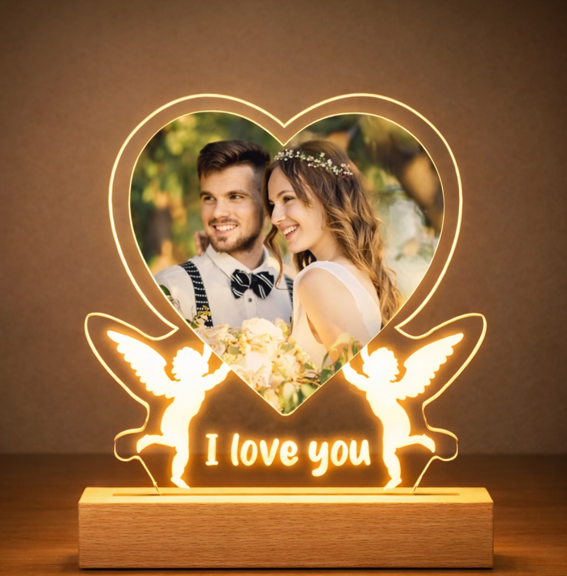 GlowFrame Custom Photo Nightlight Frame