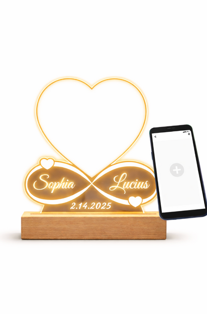 GlowFrame Custom Photo Nightlight Frame