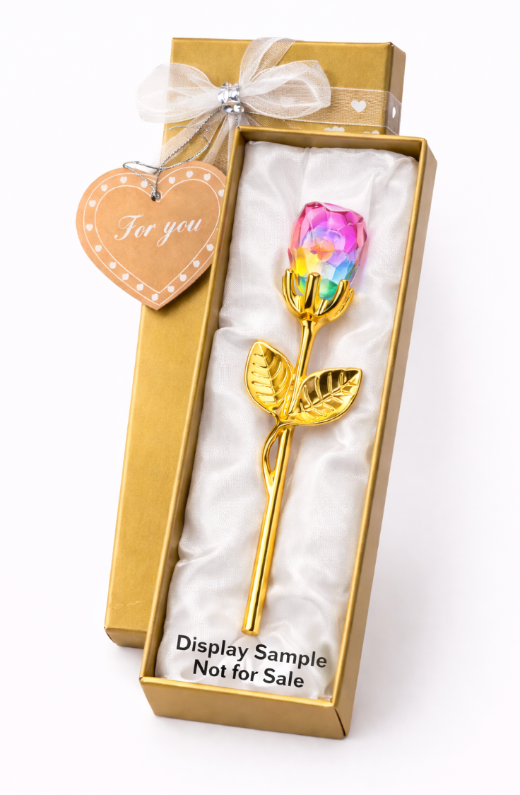 Crystal Rose Keepsake Gift