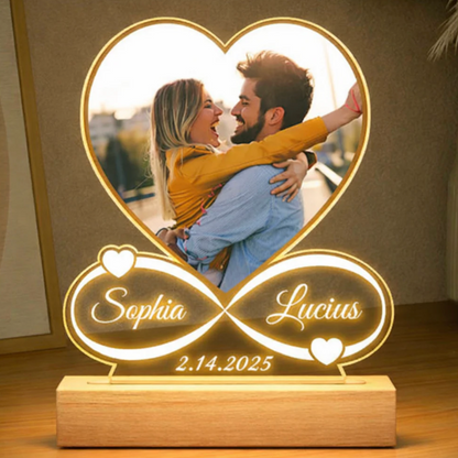 GlowFrame Custom Photo Nightlight Frame