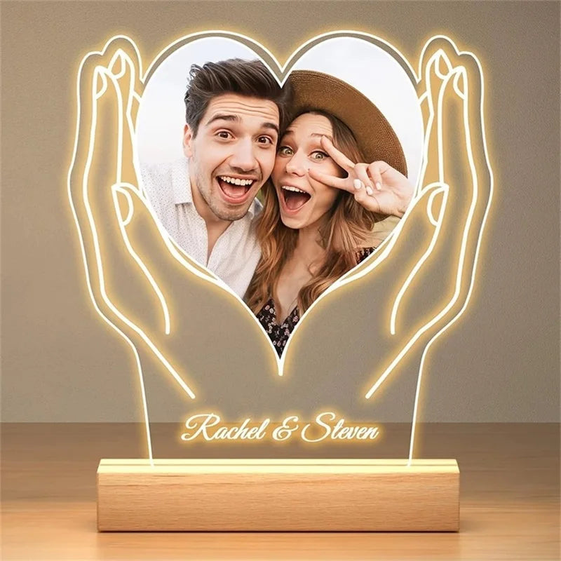 GlowFrame Custom Photo Nightlight Frame